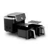 Ninja Dual Zone XL DZ950EU kiertoilmakypsennin 9,5 L 2470 W, musta/harmaa