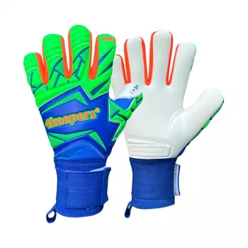 4Keepers Force V5.25 Twist HNC maalivahdin hanskat sininen-vihreä koko 9.5