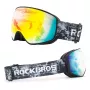 Rockbros SP284 lasten laskettelulasit Anti-Fog UV400 harmaa linssi punainen peili musta
