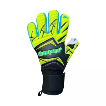 4Keepers Force V5 25 Wave NC maalivahdin hanskat musta/fluo vihreä koko 9