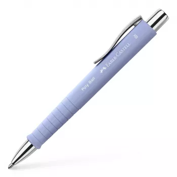 Faber-Castell Poly Ball XB Colours kuulakärkikynä, Iris varsi, sininen muste, 1,0 mm 241154