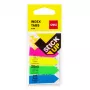 DELI Stick Up indeksiliput PP 50x12 mm 100 arkkia lajitellut värit (D338199)