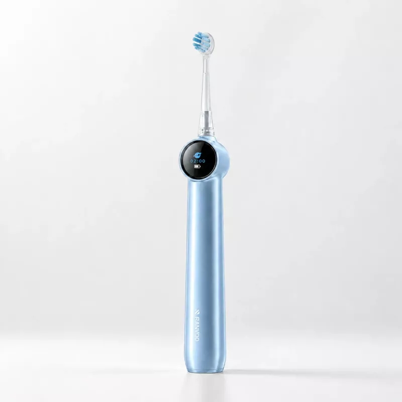 RANVOO PH5 Bubble Sonic sähköhammasharja, 38 000 VPM, 5 tilaa, IPX7, USB-lataus, sininen
