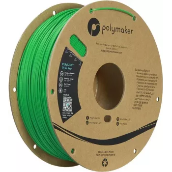Polymaker PolyLite PLA Pro -filamentti 1,75 mm 1 kg vihreä korkea jäykkyys iskunkestävyys PA07008