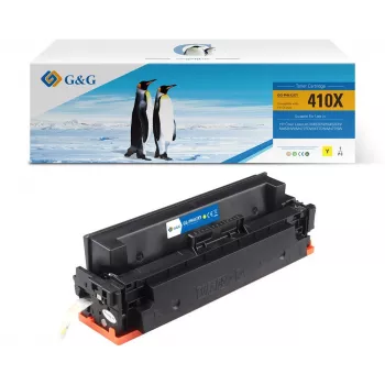 G&G XL värikasetti yhteensopiva HP 410X/CF412X, keltainen, 5 000 sivua (14354)