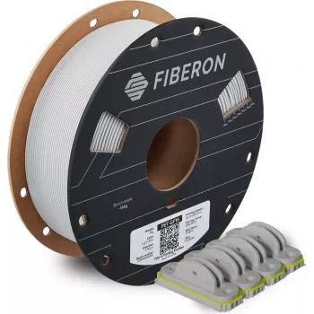 Polymaker Fiberon PET-GF15 1,75 mm vaaleanharmaa 0,5 kg 3D-tulostinfilamentti (FL02004)