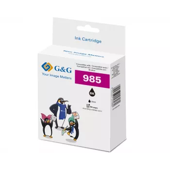 G&G yhteensopiva mustepatruuna Brother LC-985BK musta (18821)