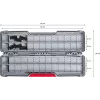 Bosch Accessories 2607011826 välilaatikko L-BOXX-järjestelmälle (antrasiitti)