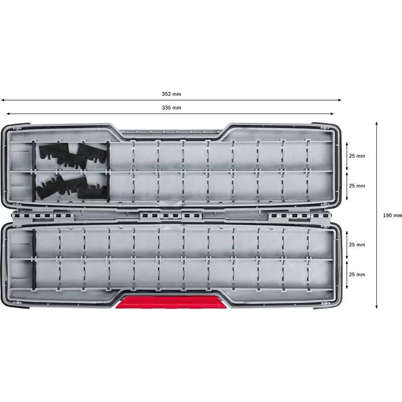 Bosch Accessories 2607011826 välilaatikko L-BOXX-järjestelmälle (antrasiitti)