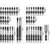 Bosch 2608521U79 34-osainen pora- ja ruuvauskärkisarja magneettisella yleispitimellä, X-Line-laukku