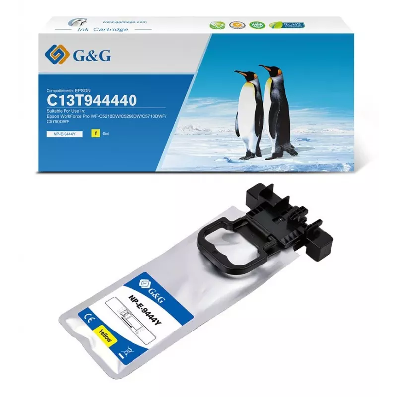 G&G yhteensopiva keltainen mustepatruuna Epson T9444 (15982)