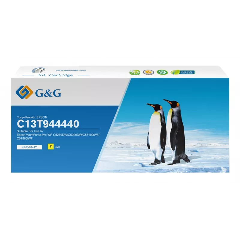 G&G yhteensopiva keltainen mustepatruuna Epson T9444 (15982)