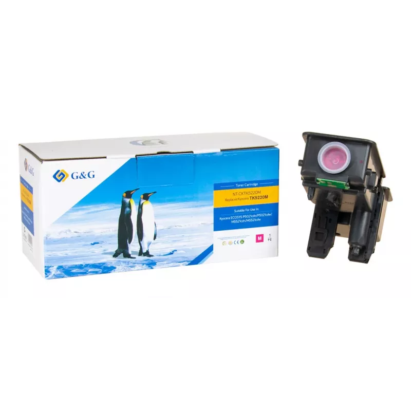 G&G yhteensopiva magenta värikasetti Kyocera TK-5220M (16899)