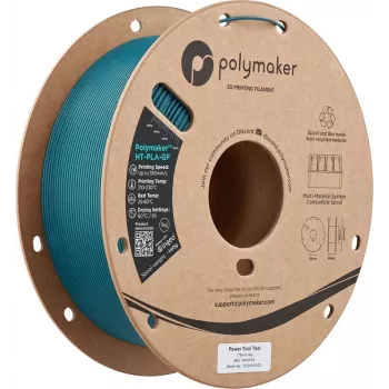 Polymaker HT-PLA-GF lasikuidulla vahvistettu PLA-filamentti 1,75 mm 1 kg musta PA18009