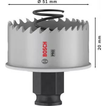 Bosch Progressor puulle ja metallille 51 mm koboltti-reikäsaha 2608594455