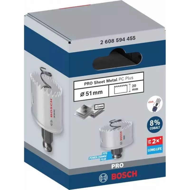 Bosch Progressor puulle ja metallille 51 mm koboltti-reikäsaha 2608594455