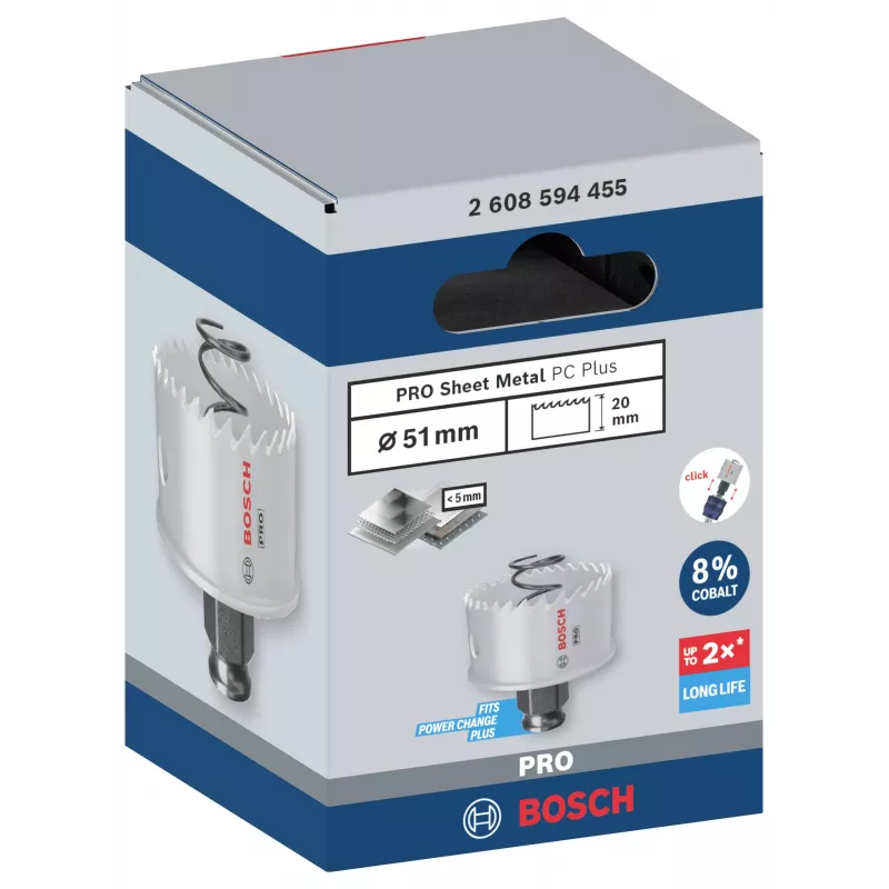 Bosch Progressor puulle ja metallille 51 mm koboltti-reikäsaha 2608594455