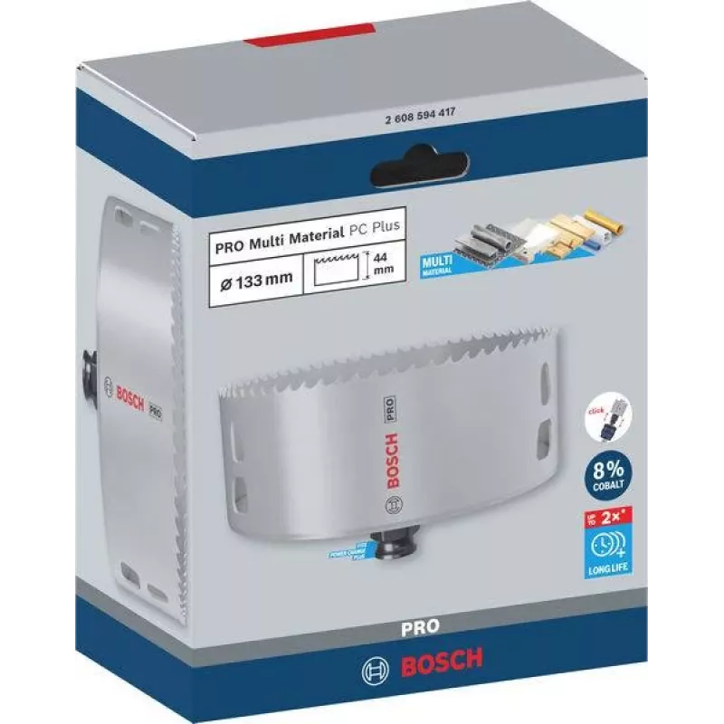 Bosch Progressor puulle ja metallille 133 mm koboltti reikäsaha 2608594417