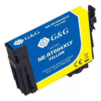 G&G yhteensopiva Epson 604XL keltainen mustekasetti (20551)