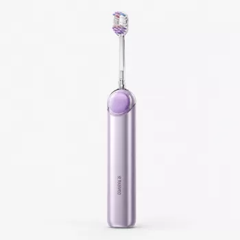 RANVOO PQ5 Pure Sonic sähköhammasharja, violetti, 5 tilaa, 4 harjaspäätä, USB-lataus