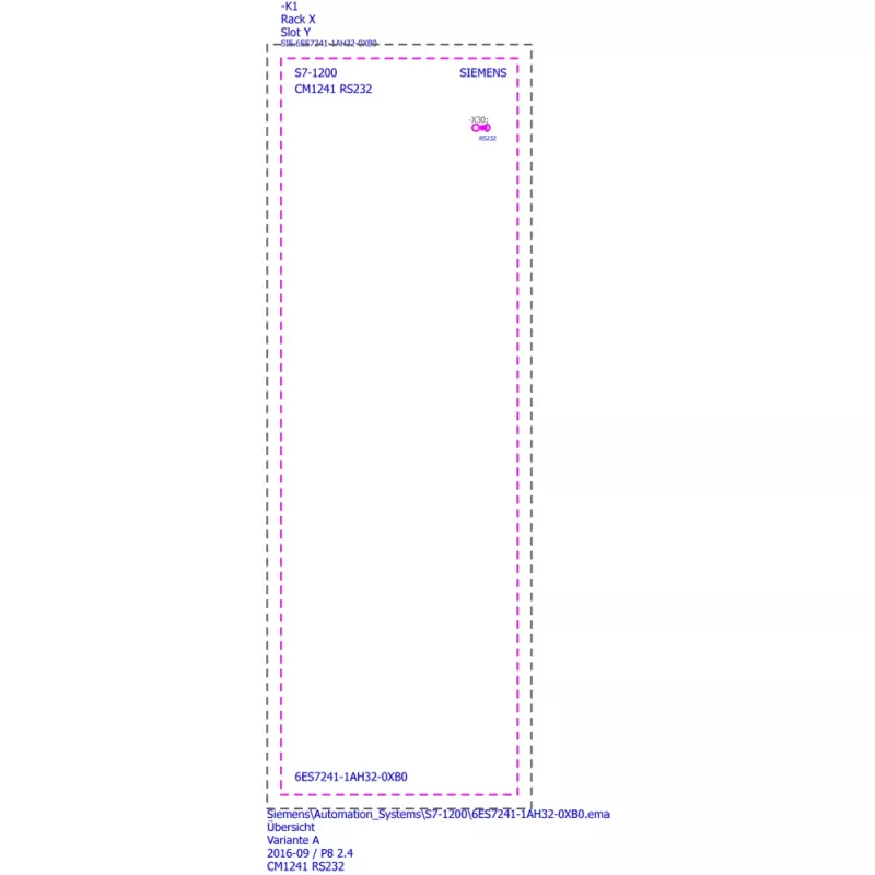 Siemens SIMATIC S7-1200 CM 1241 RS485 -tietoliikennemoduuli 6ES72411AH320XB0