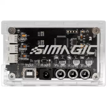SIMAGIC Haptic Control Box (P2000-HCB) – 4-kanavainen haptinen palauteohjausyksikkö P2000-polkimille