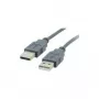 Kramer C-USB/AA-10 USB 2.0 -kaapeli, USB-A-pistoke USB-A-pistokkeeseen, 3 m, harmaa 96-0212010