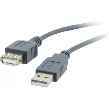 Kramer Electronics C-USB/AAE-3 USB 2.0 -jatkokaapeli, USB-A-pistoke USB-A-liitäntään, 0,9 m, valkoinen 96-02121003