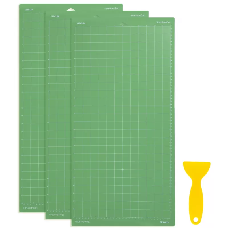 LOKLiK Standard Grip leikkuumatto 3 kpl:n pakkaus 33x66 cm vihreä SG-GJ-0026-US-L-B2B