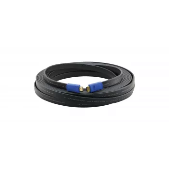 Kramer C-HM/HM/FLAT/ETH-6 litteä High-Speed-HDMI-kaapeli Ethernetillä, 1,8 m, musta 97-01014006