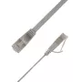LinkIT litteä U/FTP Cat6A Ethernet-verkkokaapeli 4m harmaa STP-FL6A-00400-GY