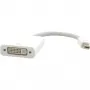 Kramer ADC-MDP/DF Mini DisplayPort uros DVI-I naaras adapterikaapeli 15 cm 99-95200003