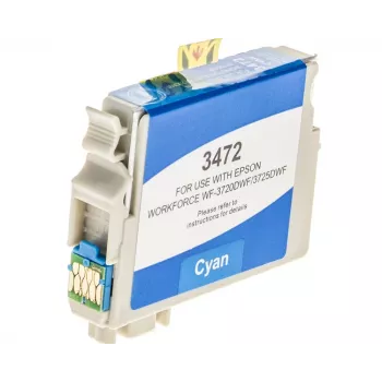 G&G yhteensopiva syaanin värinen mustepatruuna Epson 34XL (C13T34724012) – High Yield 14614
