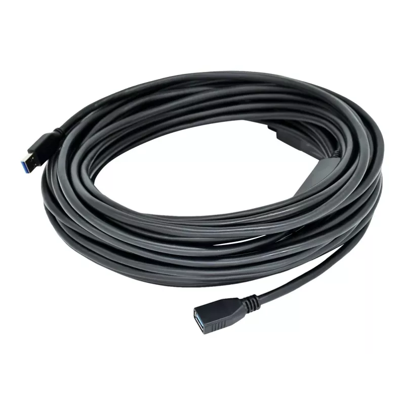 Kramer CA-USB3/AAE-15 USB 3.0 aktiivinen jatkokaapeli, 4,6 m, musta 96-0216015