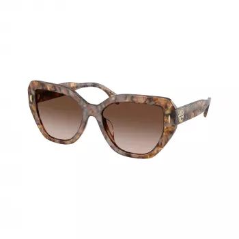 Tory Burch TY7194U197513 naisten aurinkolasit, neliömäiset, asetaatti, Dark Havana/ruskea gradient, 55-17-140 mm