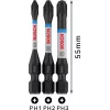 Bosch 2608522491 Phillips PH2 -ruuvauskärkisarja, 3 kpl, 25 mm, 1/4 tuuman kuusioistukka