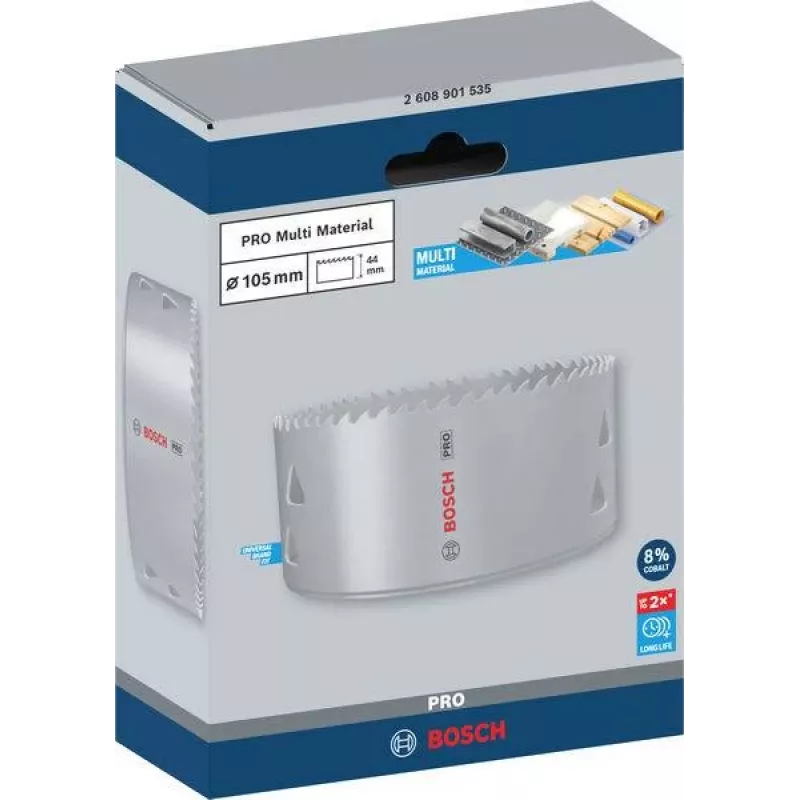 Bosch Expert for Metal -reikäsaha 105 mm koboltti bi-metalli 2608901535