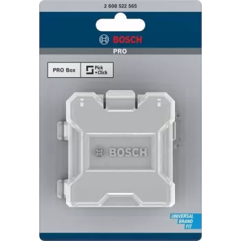 Bosch Accessories 2608522565 Pick and Click -säilytyslaatikko M, uudelleensuljettava, musta/punainen