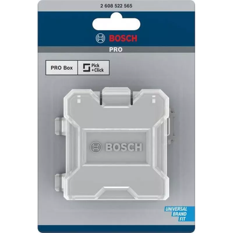 Bosch Accessories 2608522565 Pick and Click -säilytyslaatikko M, uudelleensuljettava, musta/punainen