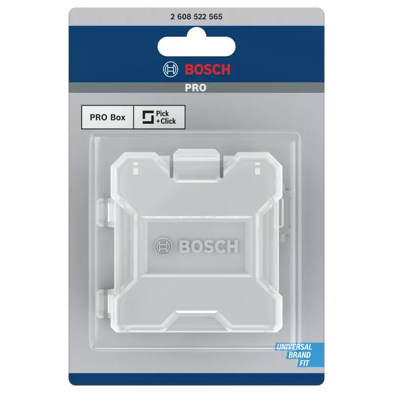 Bosch Accessories 2608522565 Pick and Click -säilytyslaatikko M, uudelleensuljettava, musta/punainen