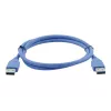 Kramer C-USB3/AA-3 USB 3.0 -kaapeli, Type-A uros Type-A urokseen, 0,9 m, sininen 96-0230003