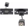 Kramer WU-AB modulaarinen Snap-In -moduuli USB Type A naaras naaraseen musta 85-0118399