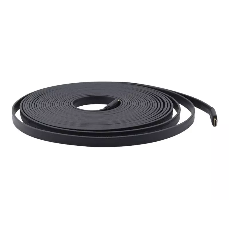 Kramer C-HM/HM/FLAT/ETH-3 High-Speed-HDMI-kaapeli Ethernetillä, 0,91 m, litteä, musta 97-01014003