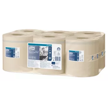 Tork Reflex Advanced M4 Centrefeed puhdistuspaperirullat, 2-kerroksinen, luonnonvalkoinen, 429 arkkia, 6 rullaa 473481