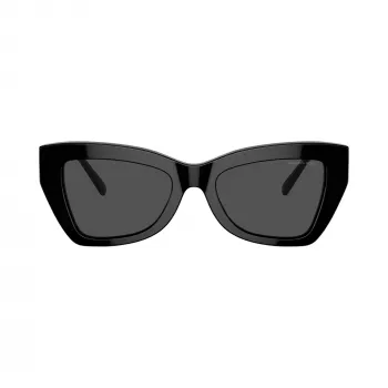 Michael Kors MK2205-300587 naisten Cat-Eye-aurinkolasit, tumma kilpikonnasankainen kehys, tummanharmaat linssit, 52/19/140 mm