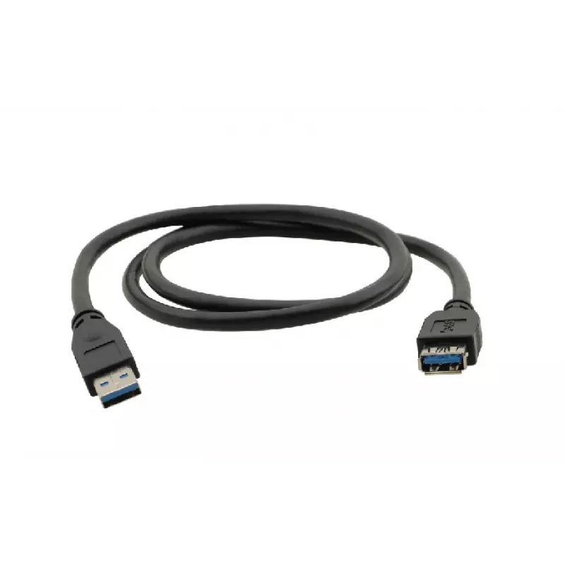 Kramer Electronics USB-A liitin USB-A liitäntään 3.0 jatkokaapeli 3m musta (96-02310010)