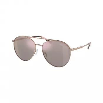 Michael Kors MK1138-11084Z naisten Cat-Eye-aurinkolasit, vaaleankultainen kehys, ruskeat liukuvärjätyt linssit, 58mm