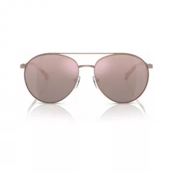 Michael Kors MK1138-11084Z naisten Cat-Eye-aurinkolasit, vaaleankultainen kehys, ruskeat liukuvärjätyt linssit, 58mm