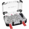 Bosch 2608594426 Progressor for Wood and Metal 11-osainen reikäsahasarja (20-76 mm) Power Change -sovittimilla ja ohjausporilla
