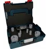 Bosch Progressor for Wood and Metal reikäsahasarja, 7-osainen, 20-114 mm halkaisija, Power Change -istukka, HSS bi-metalli, laukulla 2608594431